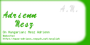 adrienn mesz business card